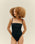 CREPE TAMIS SWIMSUIT BLACK