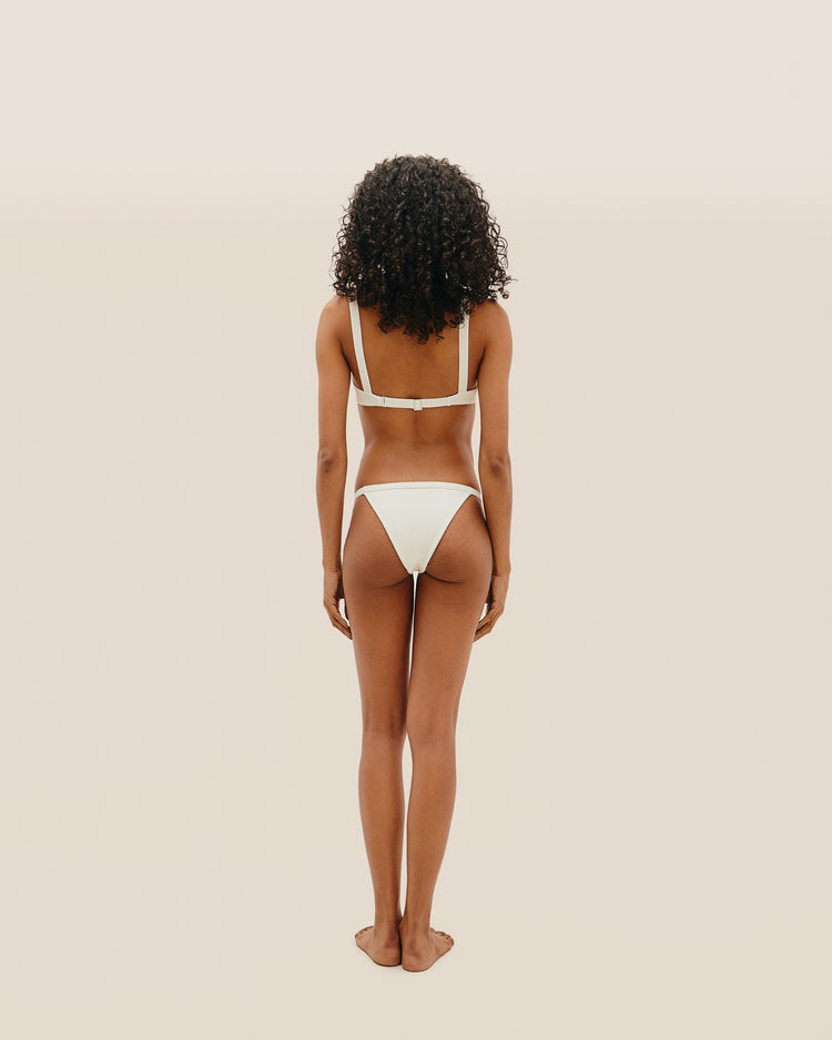 Crepe Drica Top Off-white