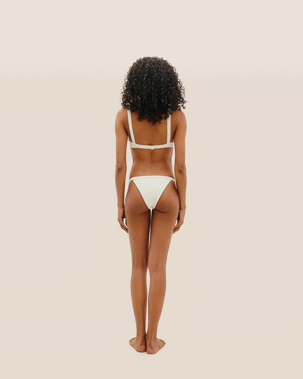 Crepe Drica Top Off-white