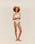 RIBBED GABI SWIMSUIT WHITE CLAY