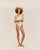 RIBBED GABI SWIMSUIT WHITE CLAY