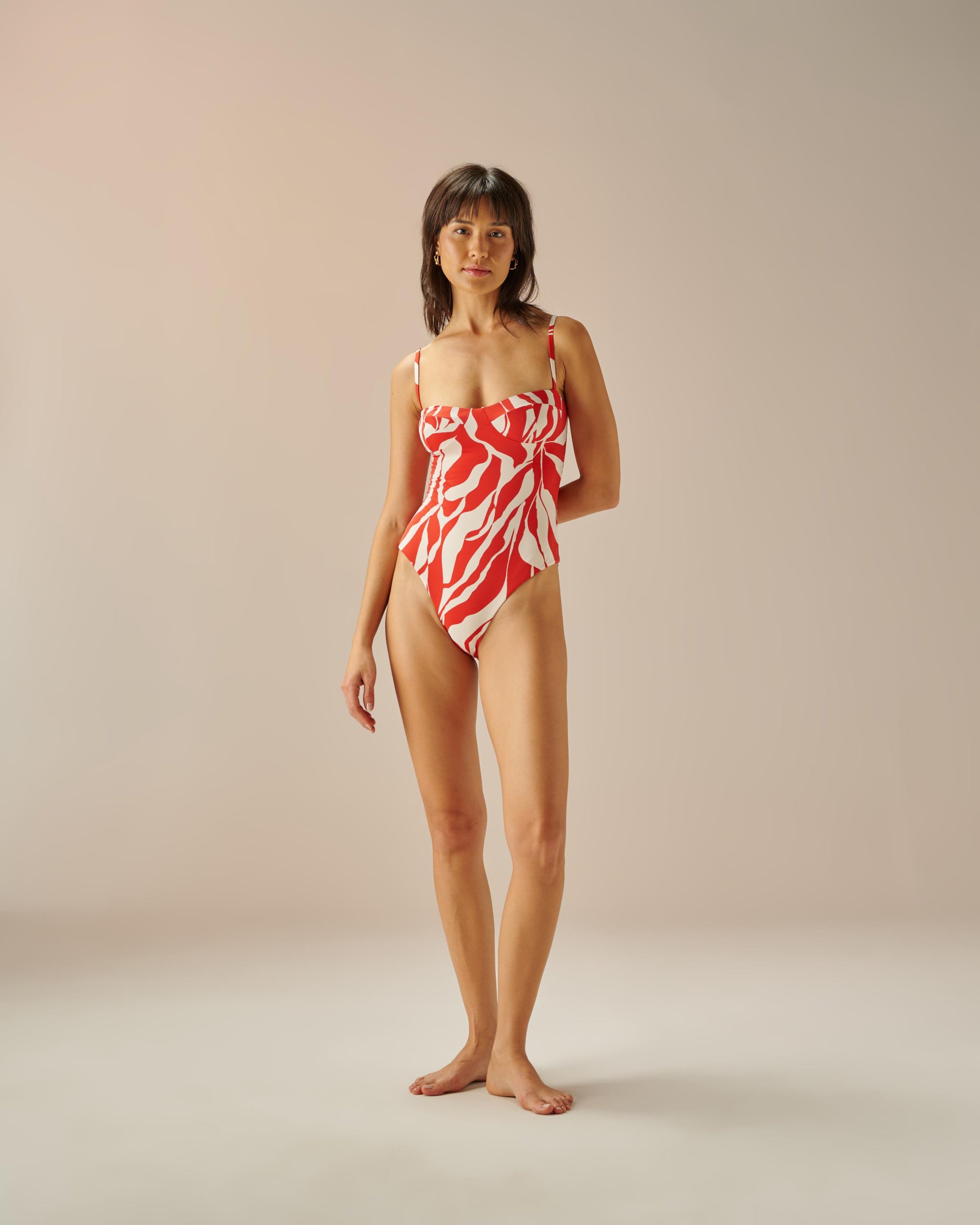 MAILLOT DE BAIN VINTAGE IMPRIMÉ AREAL