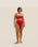 RIBBED IU SWIMSUIT RED SHIFT