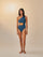 RIBBED MIKA SWIMSUIT DEEP BLUE