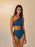 RIBBED MIKA SWIMSUIT DEEP BLUE