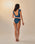 RIBBED ISABEL SWIMSUIT DEEP BLUE