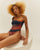 THIDU FACE-PRINT SWIMSUIT