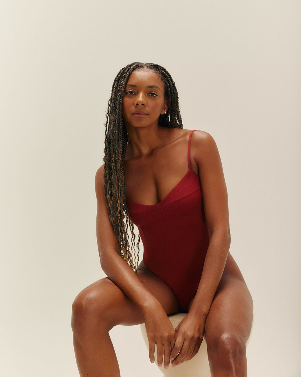 MONICA SWIMSUIT BORDEAUX