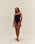 CREPE RENATA SWIMSUIT BLACK