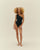 COSTUME DA BAGNO CREPE TWISTED NERO