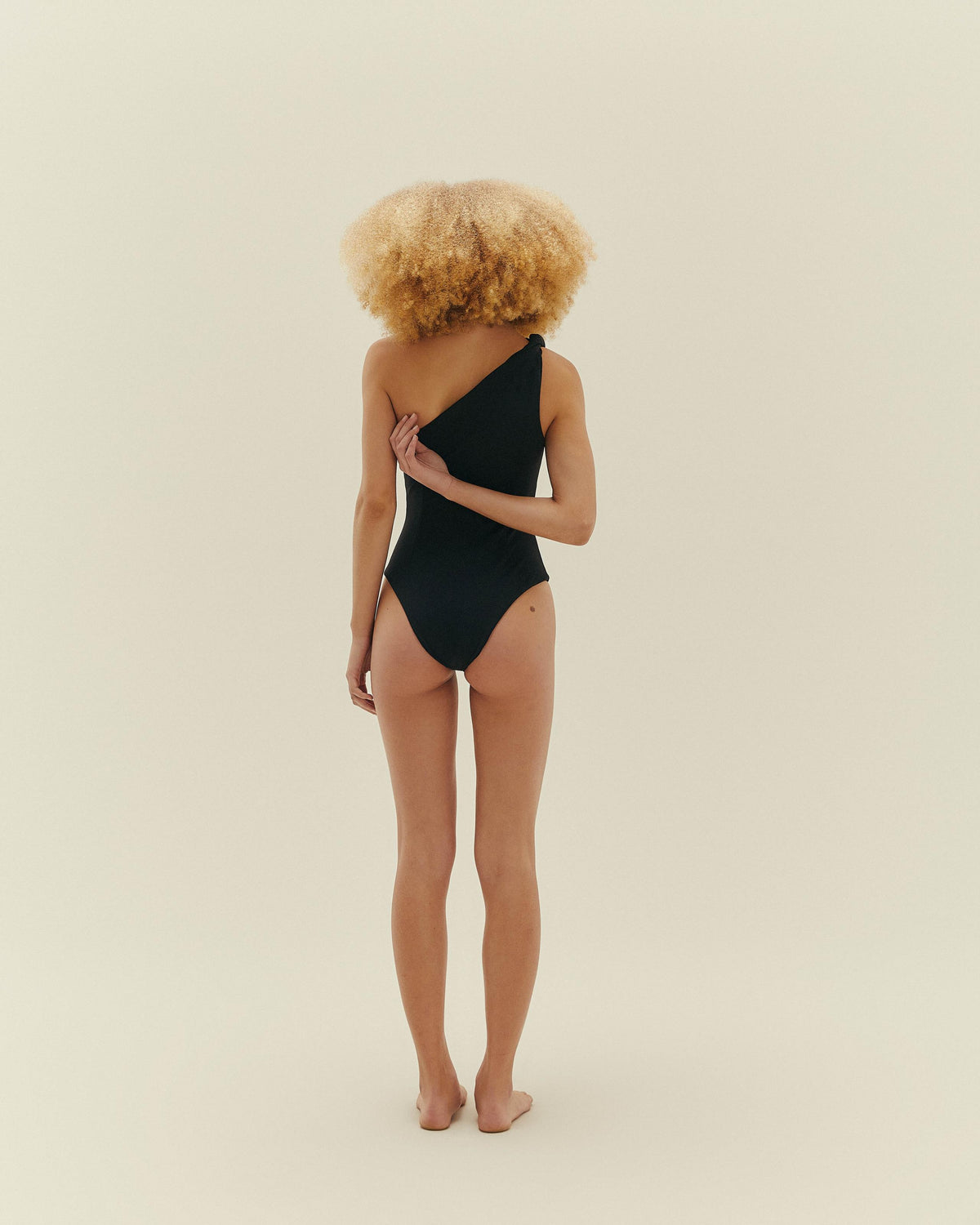 COSTUME DA BAGNO CREPE TWISTED NERO