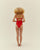 TERESA RED SHIFT SWIMSUIT