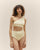 RIBBED MIKA SWIMSUIT WHITE CLAY