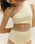 RIBBED MIKA SWIMSUIT WHITE CLAY
