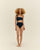RIBBED IU SWIMSUIT BLACK
