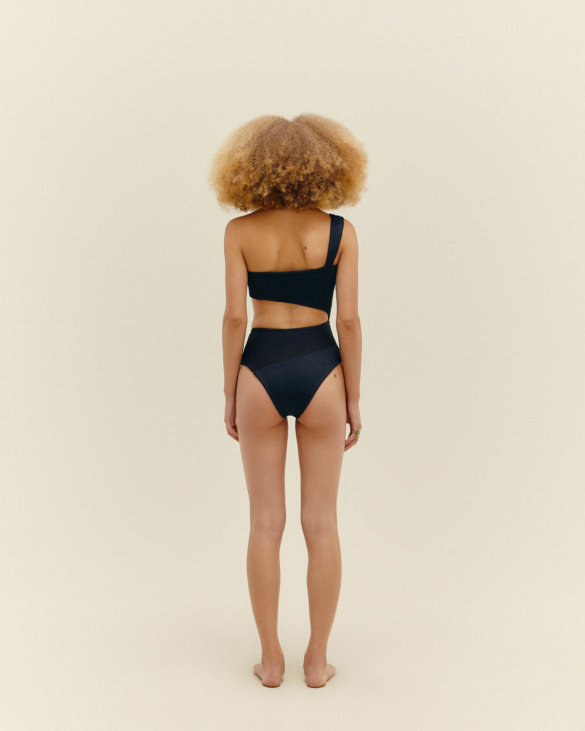 RIBBED IU SWIMSUIT BLACK