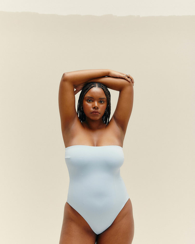 ALINE SWIMSUIT CELESTE BLUE