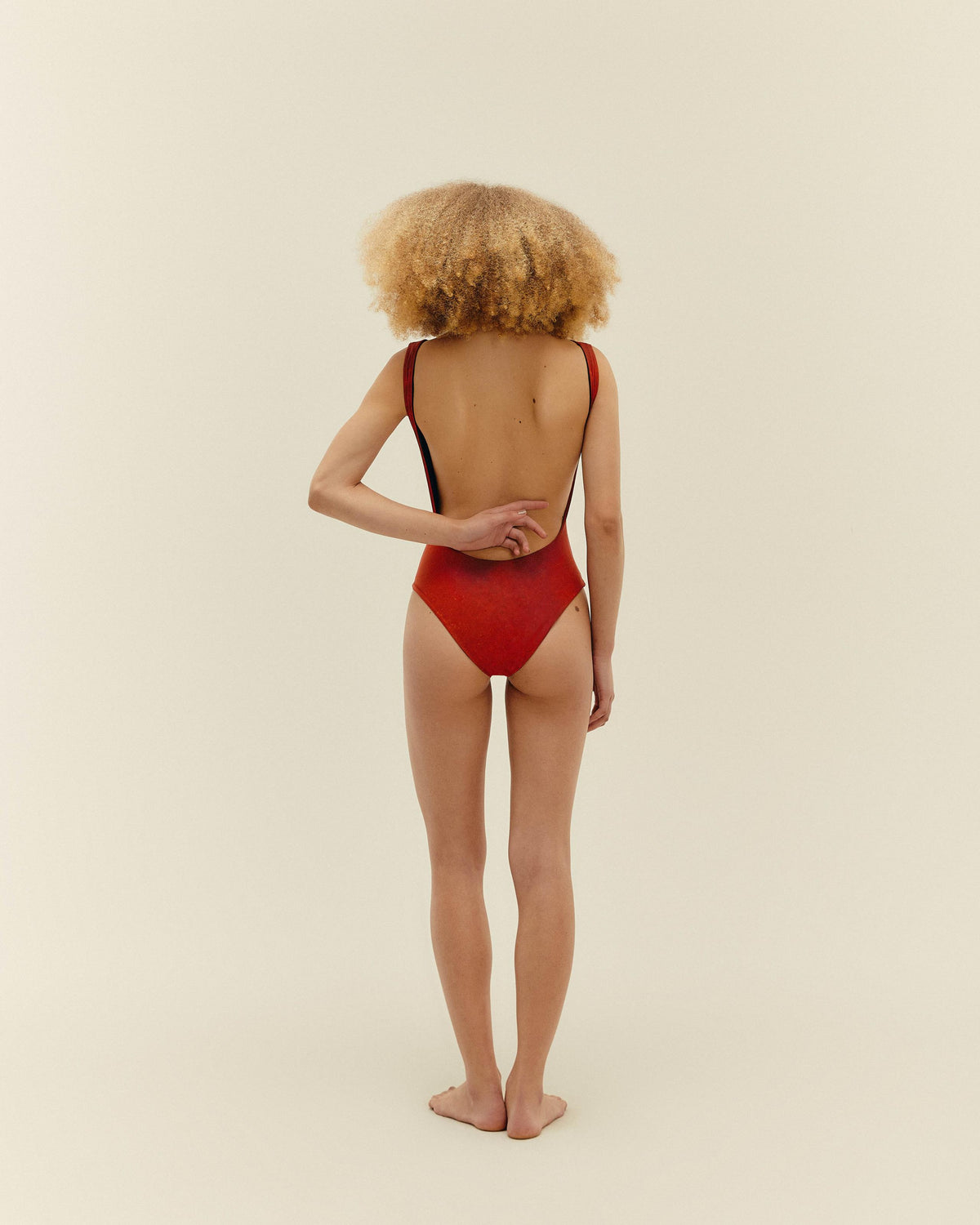 COSTUME DA BAGNO CON SCOLLO A BARCA E STAMPA ZENITH