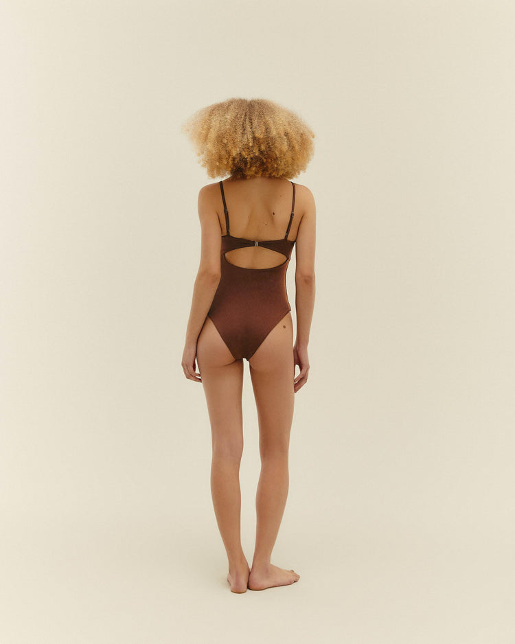 TERESA SWIMSUIT BRAUNA BROWN