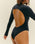 LONG SLEEVE MARIANA SWIMSUIT BLACK