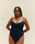 MAILLOT DE BAIN MONICA À RAYURES NOIR
