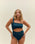 MAILLOT DE BAIN RIBBED IU BLEU FONCÉ