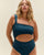 MAILLOT DE BAIN RIBBED IU BLEU FONCÉ