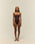 CREPE ZOE SWIMSUIT COHIBA BROWN