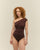 Maillot de bain Crepe Maria, couleur Cohiba Brown