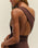 CREPE LUISA SWIMSUIT COHIBA BROWN