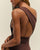 CREPE LUISA SWIMSUIT COHIBA BROWN