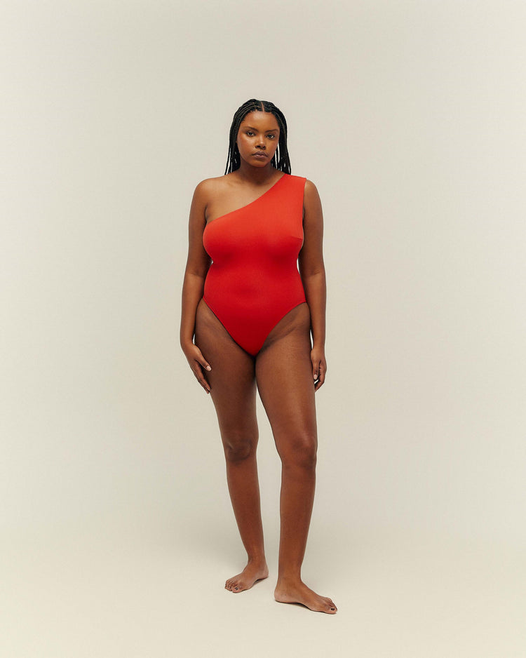 LUISA SWIMSUIT RED SHIFT