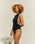 CREPE BARBARA MAILLOT DE BAIN NOIR