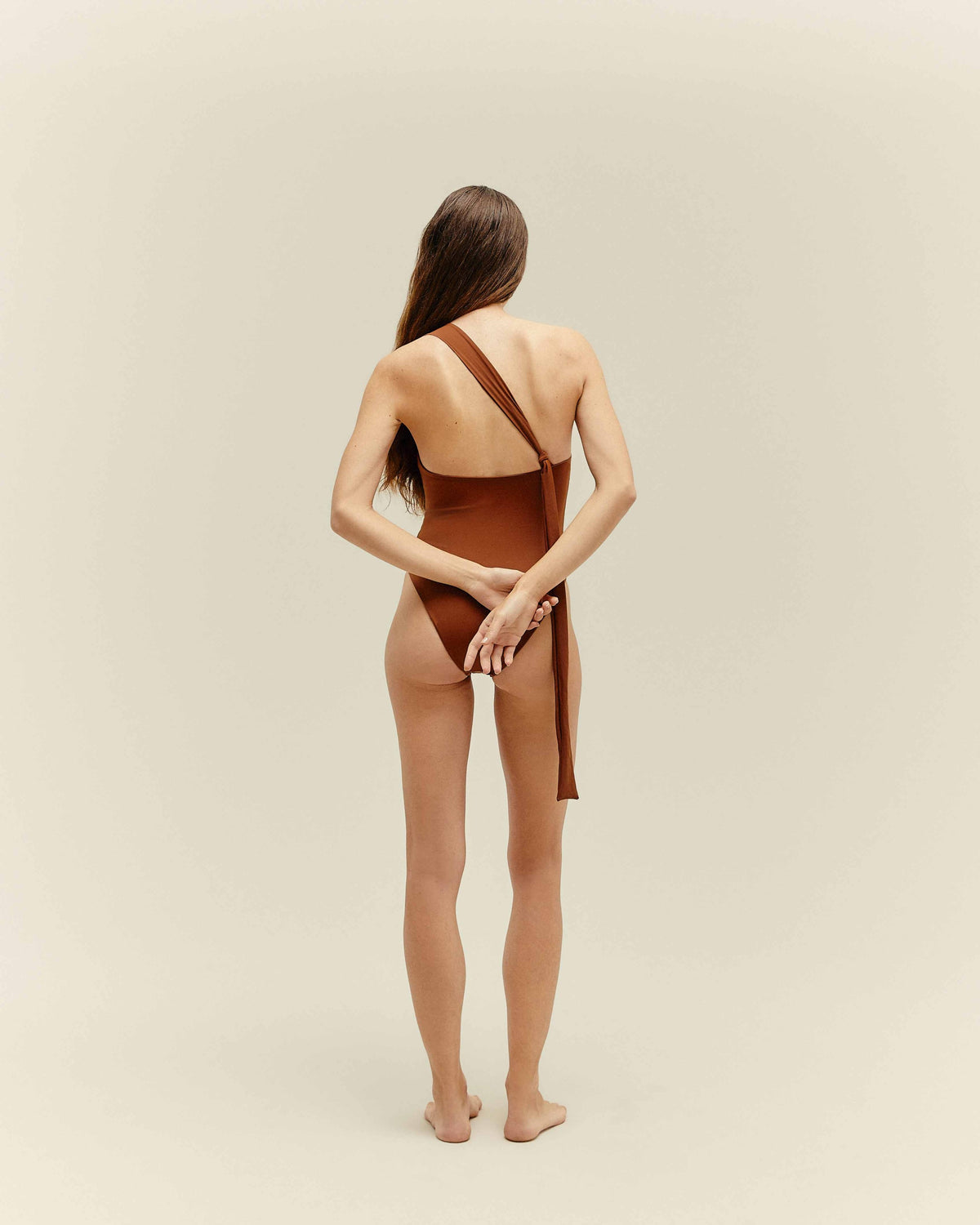 ANGELINA MID BROWN SWIMSUIT