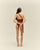 ANGELINA MID BROWN SWIMSUIT