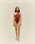 ANGELINA MID BROWN SWIMSUIT
