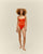 VINTAGE SWIMSUIT CORAL