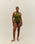 POLY OLIVE GREEN SWIMSUIT