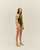 POLY OLIVE GREEN SWIMSUIT