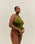 POLY OLIVE GREEN SWIMSUIT