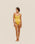 Costume da bagno Piping Thidu Beam Yellow