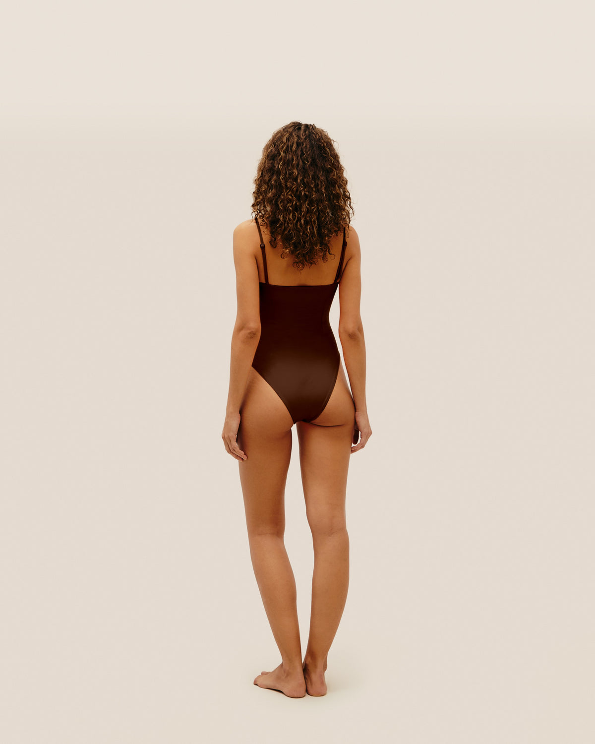 MAILLOT DE BAIN MONICA BRAUNA MARRON