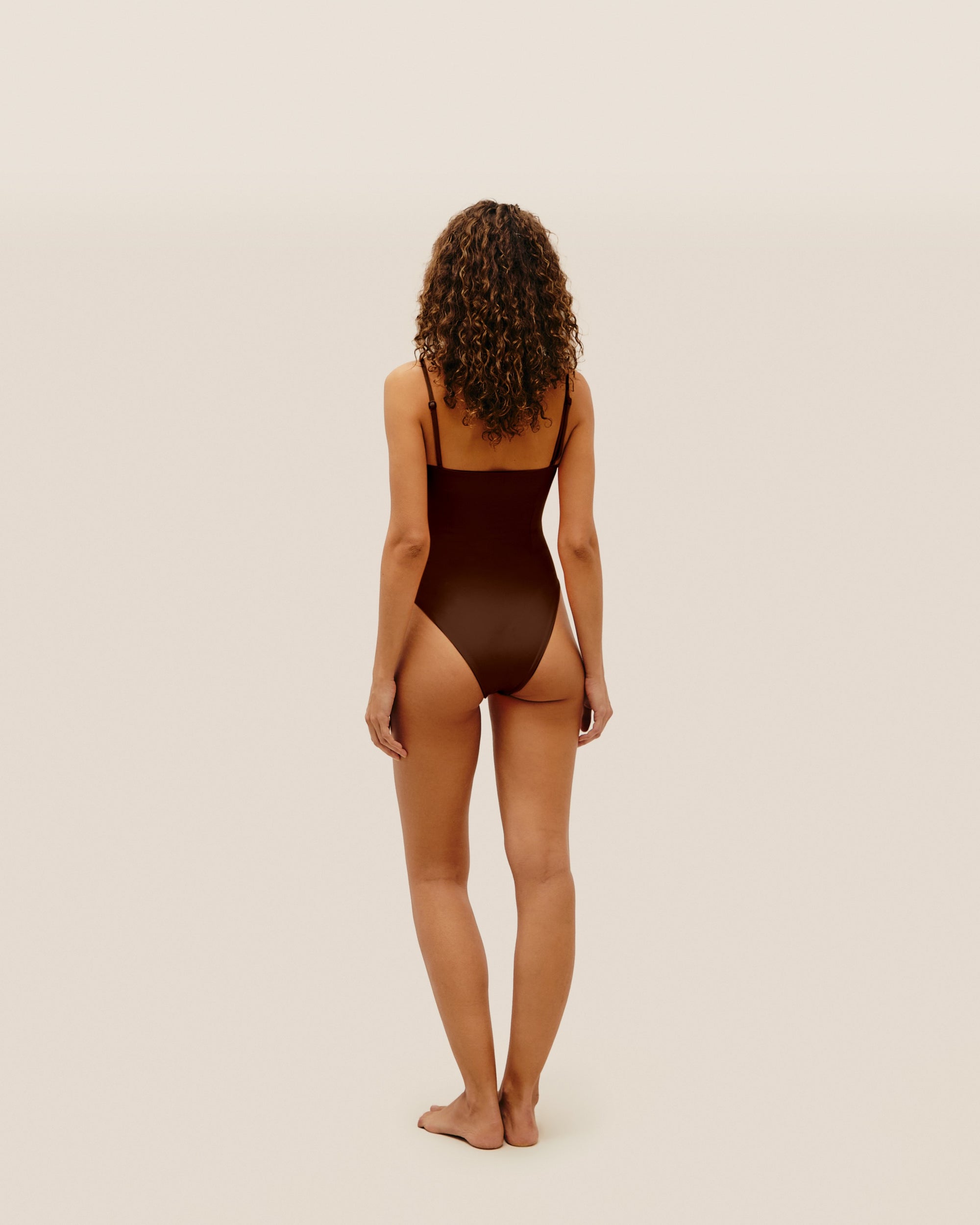 MAILLOT DE BAIN MONICA BRAUNA MARRON