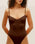 MAILLOT DE BAIN MONICA BRAUNA MARRON