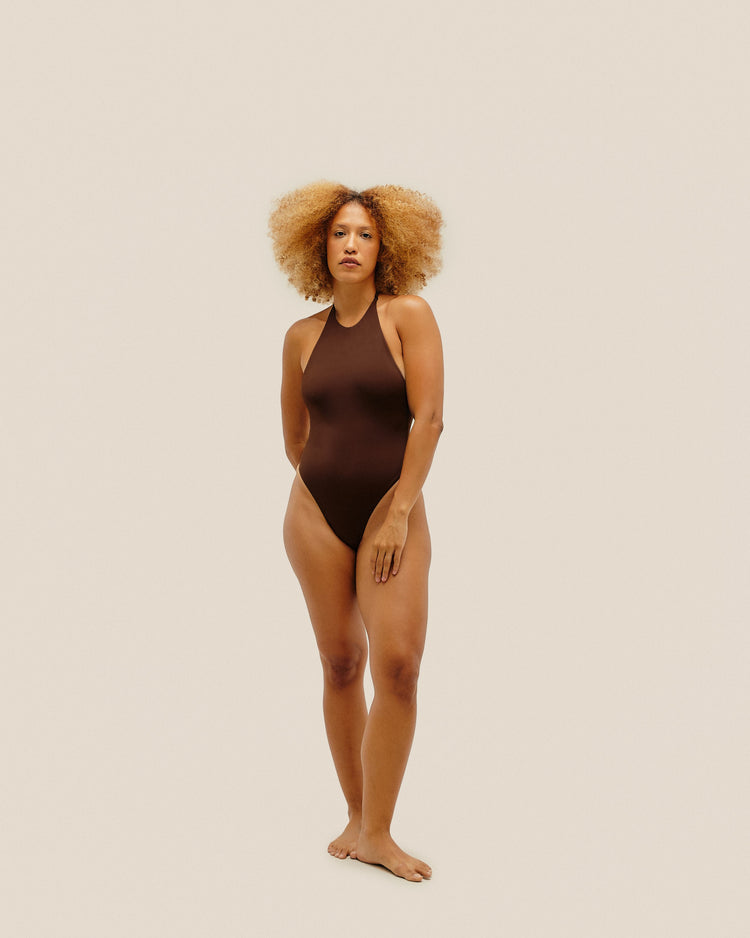 POLI BRAUNA BROWN SWIMSUIT