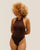 POLI BRAUNA BROWN SWIMSUIT