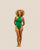 LUCIANA VINTAGE GREEN SWIMSUIT
