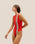 MAILLOT DE BAIN CALAZAN À RAYURES SPORTIVES