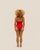 CREPE TAMIS SWIMSUIT RED