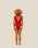 CREPE V MAILLOT DE BAIN ROUGE